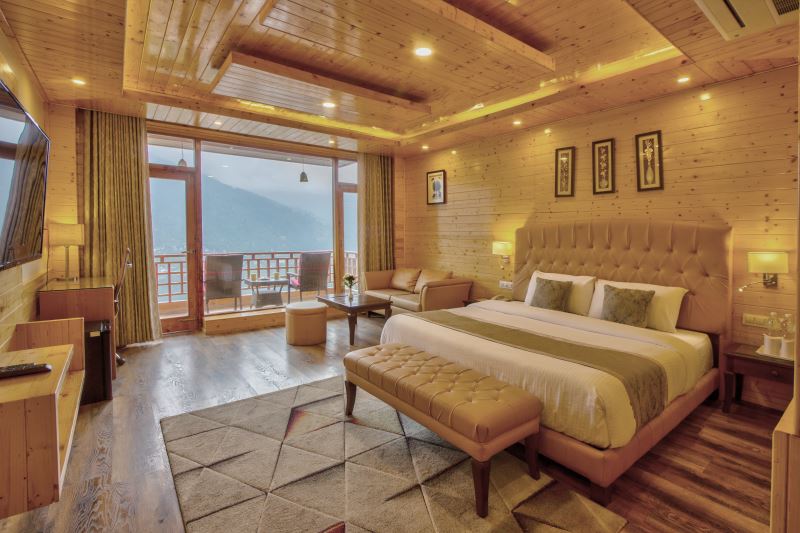 honeymoon villa - best room for honeymoon in manali