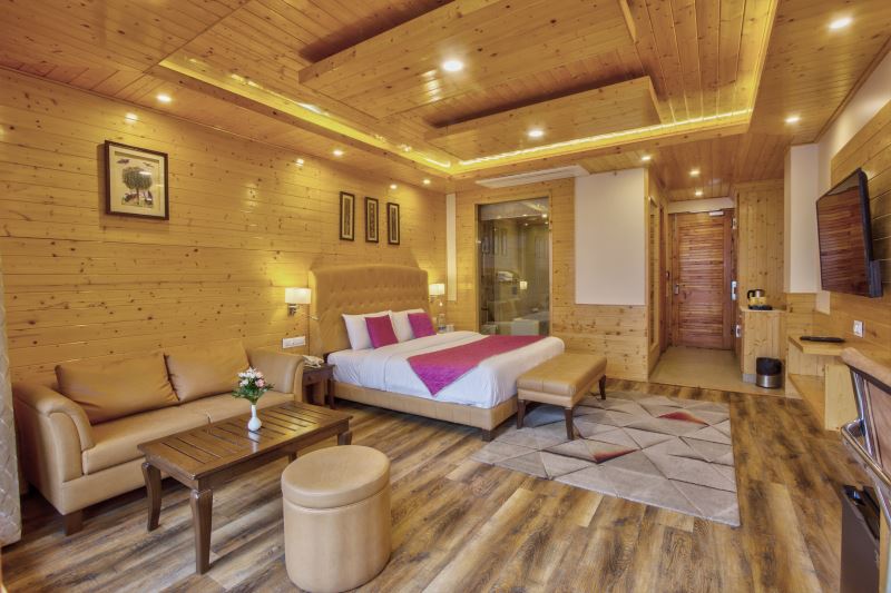 honeymoon villa - best room for honeymoon in manali