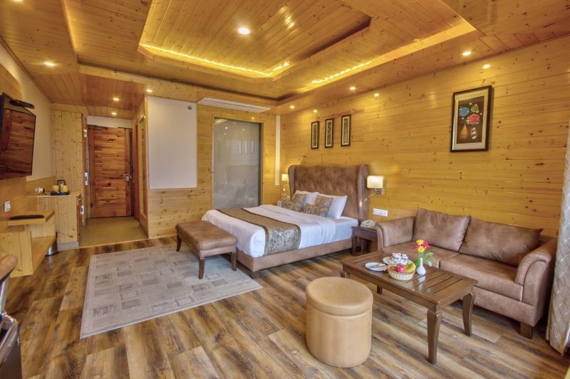 honeymoon villa - best room for honeymoon in manali