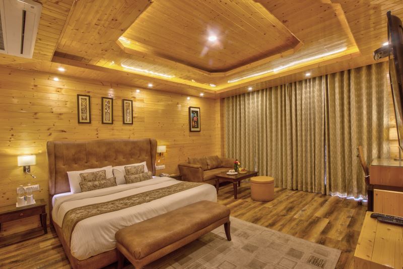 honeymoon villa - best room for honeymoon in manali