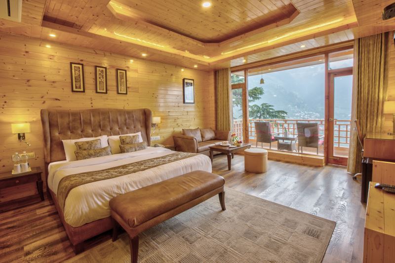 honeymoon villa - best room for honeymoon in manali