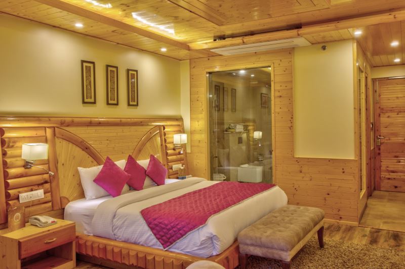 jarden room - best balcony view room in manali