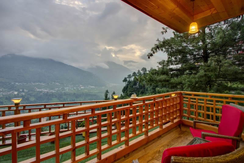 jarden room - best balcony view room in manali